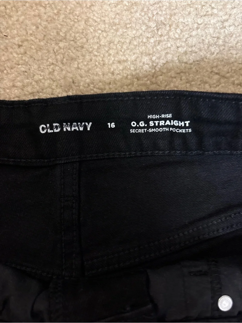 Old Navy Black Raw-Hem Denim Shorts for women